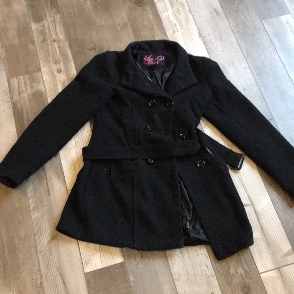 Black Pea Coat